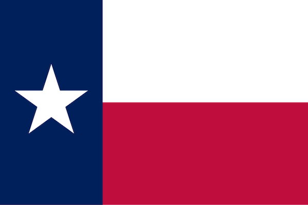 Flagge von Texas – The Lone Star State