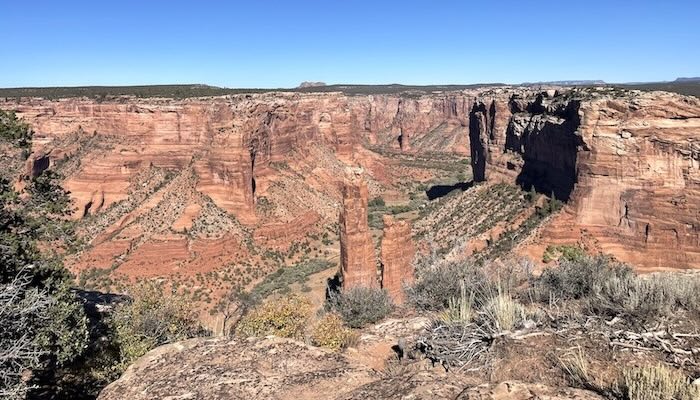 Canyon de Chelly in der Navajo-Reservation - verbunden mit der Schöpfungsgeschichte der Navajo