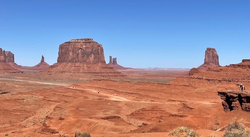 Monument Valley in der Navajo Reservation - bekannt aus vielen Hollywood-Filmen