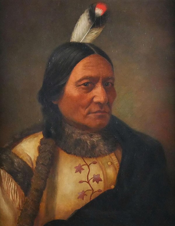 Sitting Bull - Portrait von Caroline Weldon (1890)